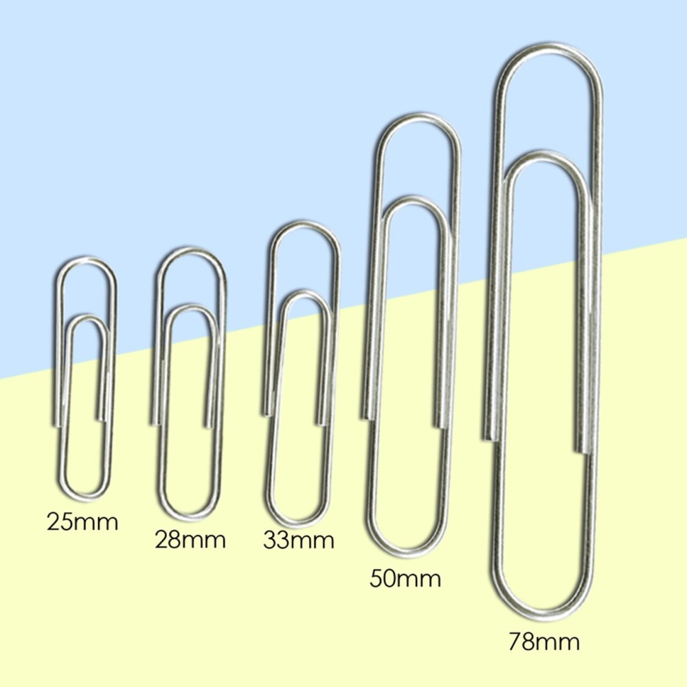 Deluxe Paper Clips 33 MM-BPC-33, 100 Pieces per Pack - Image 2