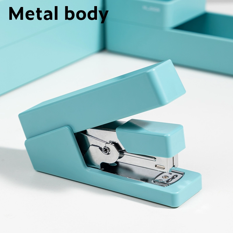 deli ENS081 Effortless Stapler, Blue - Image 4