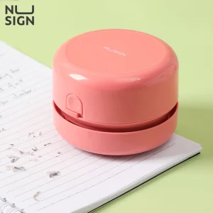 deli ENS198 Desktop Cleaner, 89×89×67.5mm, Pink