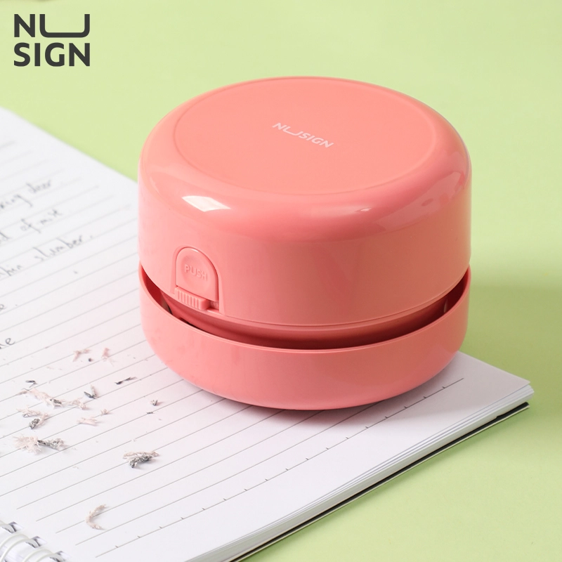 deli ENS198 Desktop Cleaner, 89×89×67.5mm, Pink