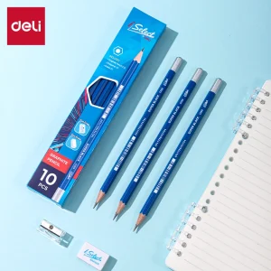 deli EC059 Graphite Pencil, Blue