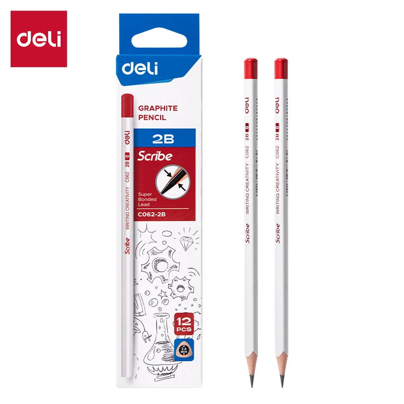 deli EC062-2B Graphite Pencil, Assorted Colors - Image 2