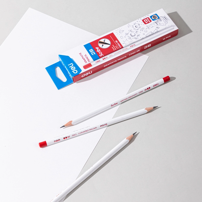 deli EC062-2B Graphite Pencil, Assorted Colors - Image 4
