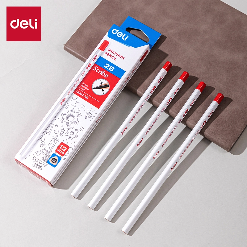 deli EC062-2B Graphite Pencil, Assorted Colors