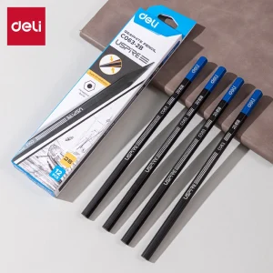 deli EC063-2B Graphite Pencil, Assorted Colors
