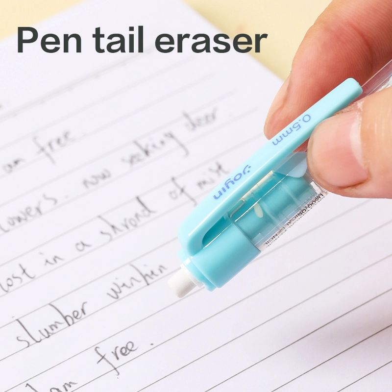 deli EU600-05 Mechanical Pencil, Blue, Green, Purple, Pink - Image 3