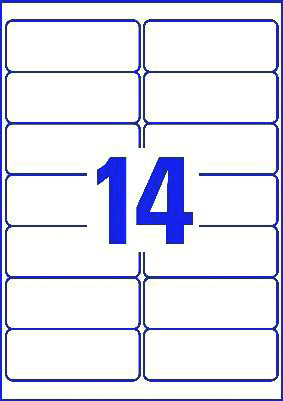 Avery J8163 - Quick Dry Address Labels, 99.1x38.1mm, 14 Labels per Sheet, 10 Sheets in a Pack - Image 2