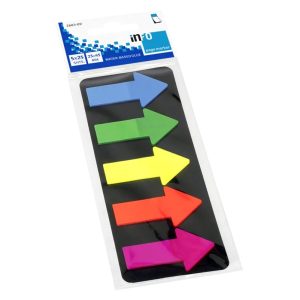 inFO 2683-09 Page Marker Arrow - Big 5 Colors x 25 Sheets