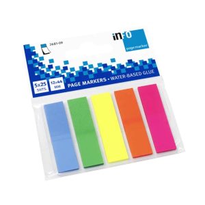 inFO 2681-09 Flags 12x44mm 25 Sheets / Pad - 5 Pads