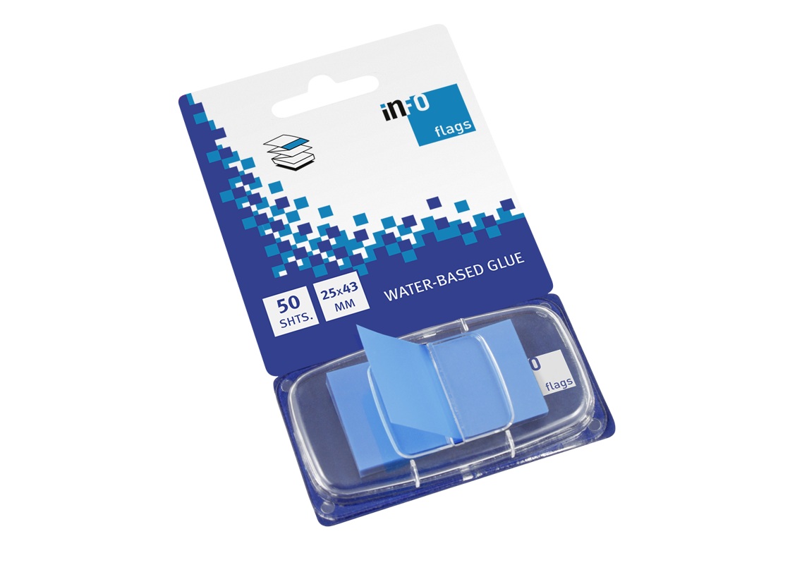inFO 7728-36 Blue Flags 50sht / Pack
