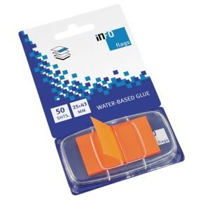 inFO 7728-12 Orange Flags 50sht / Pack
