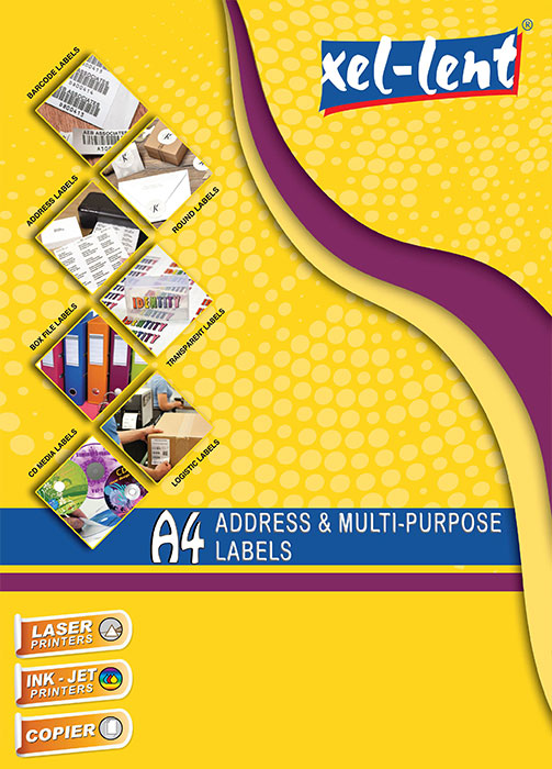 xel-lent Label 105x25.4 22 Sheets per Pack - Image 2