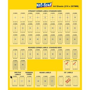 xel-lent Label 105x57 10 Labels in Sheets