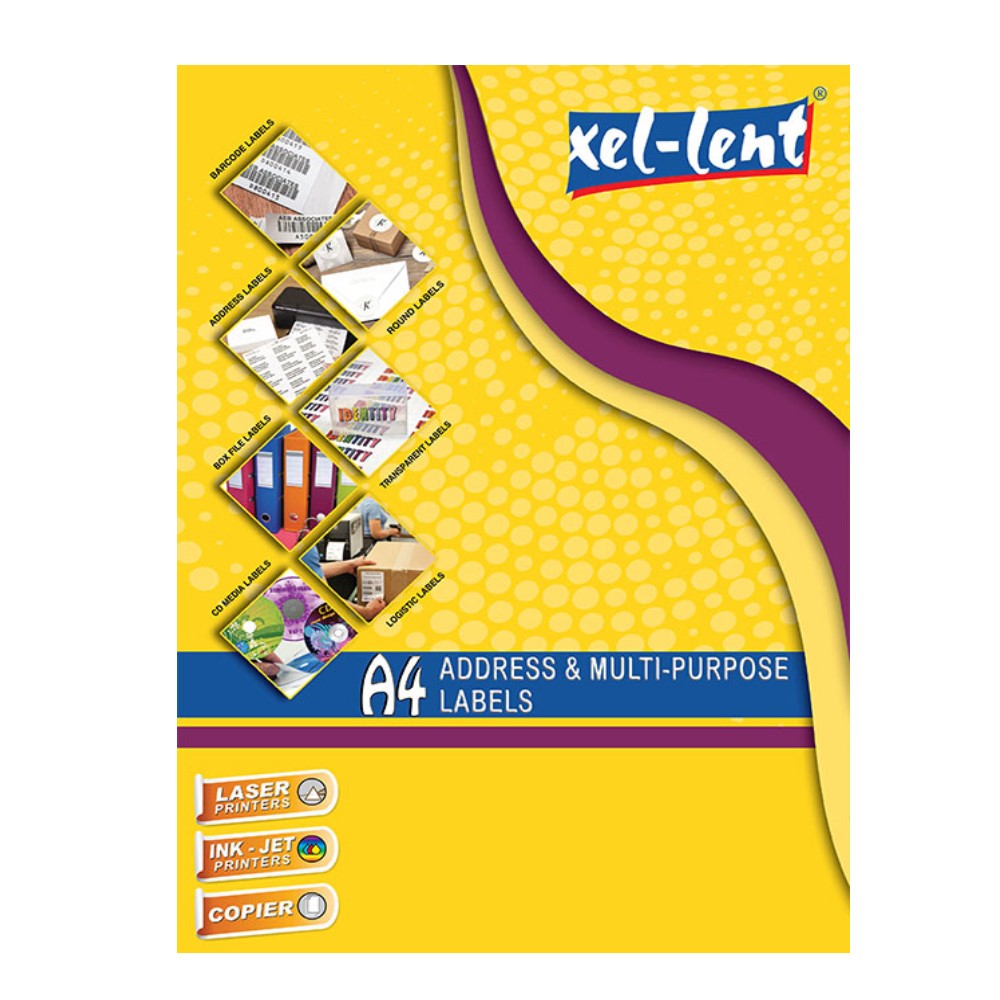 xel-lent Label 105x57 10 Labels in Sheets - Image 2