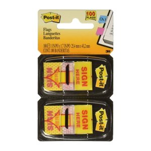 3M 680-SH2 Post It Tape Flag Sign Here