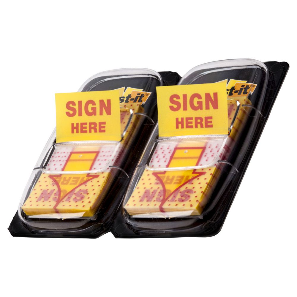 3M 680-SH2 Post It Tape Flag Sign Here - Image 2
