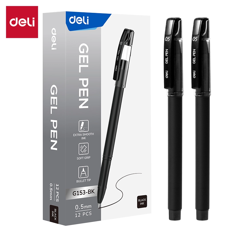 deli EG153-BK Office Gel Pen - Image 2