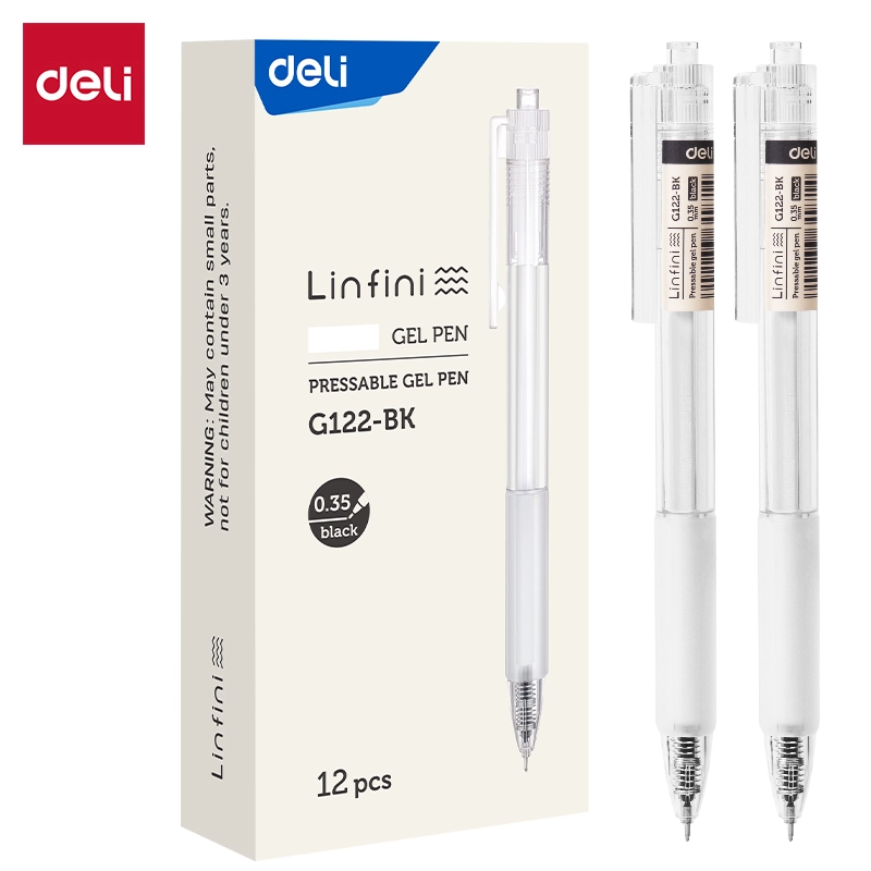 deli EG122-BK Office Gel Pen - Image 2