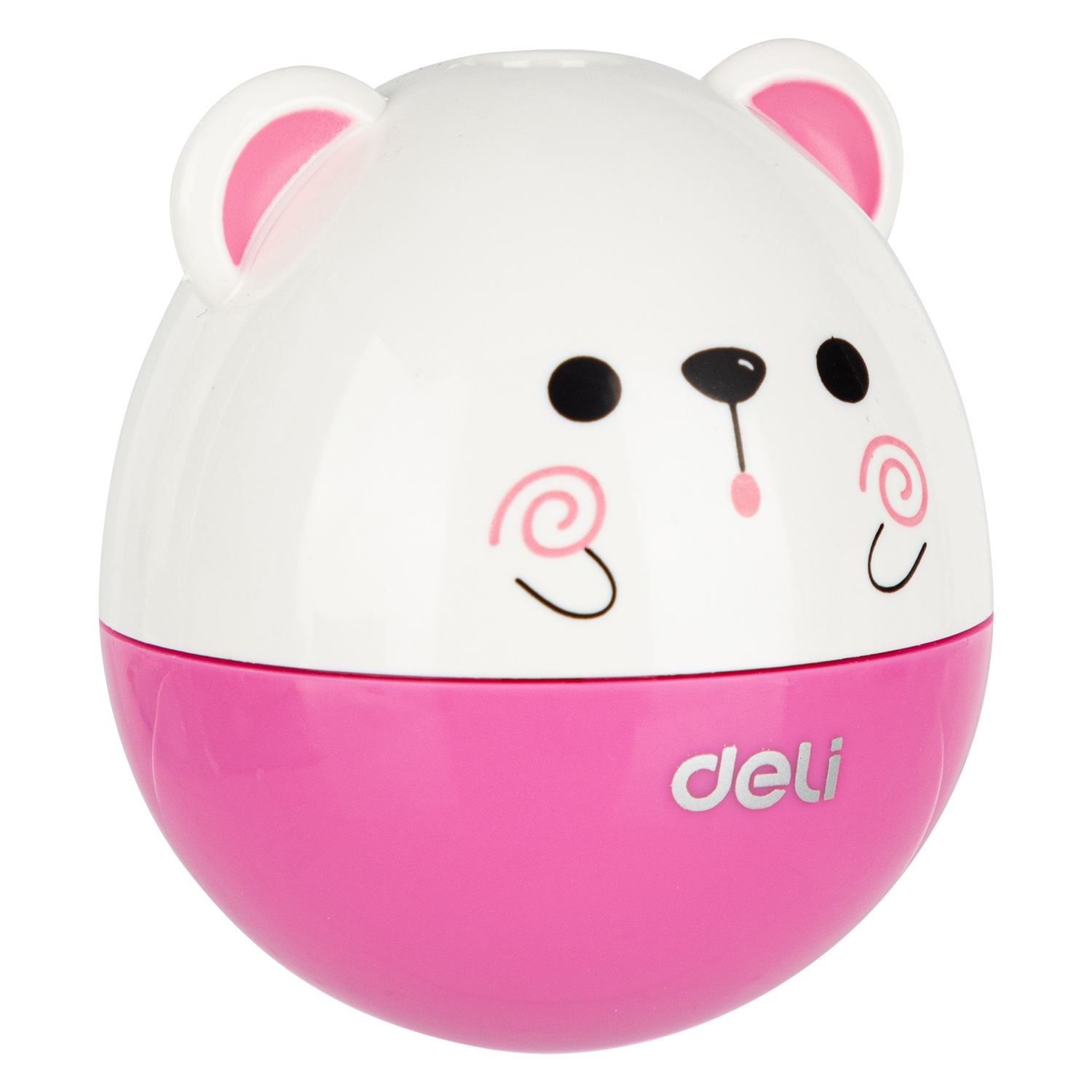 deli E0522 Pencil Sharpener, 1-hole w/canister, Assorted Colors - Image 2