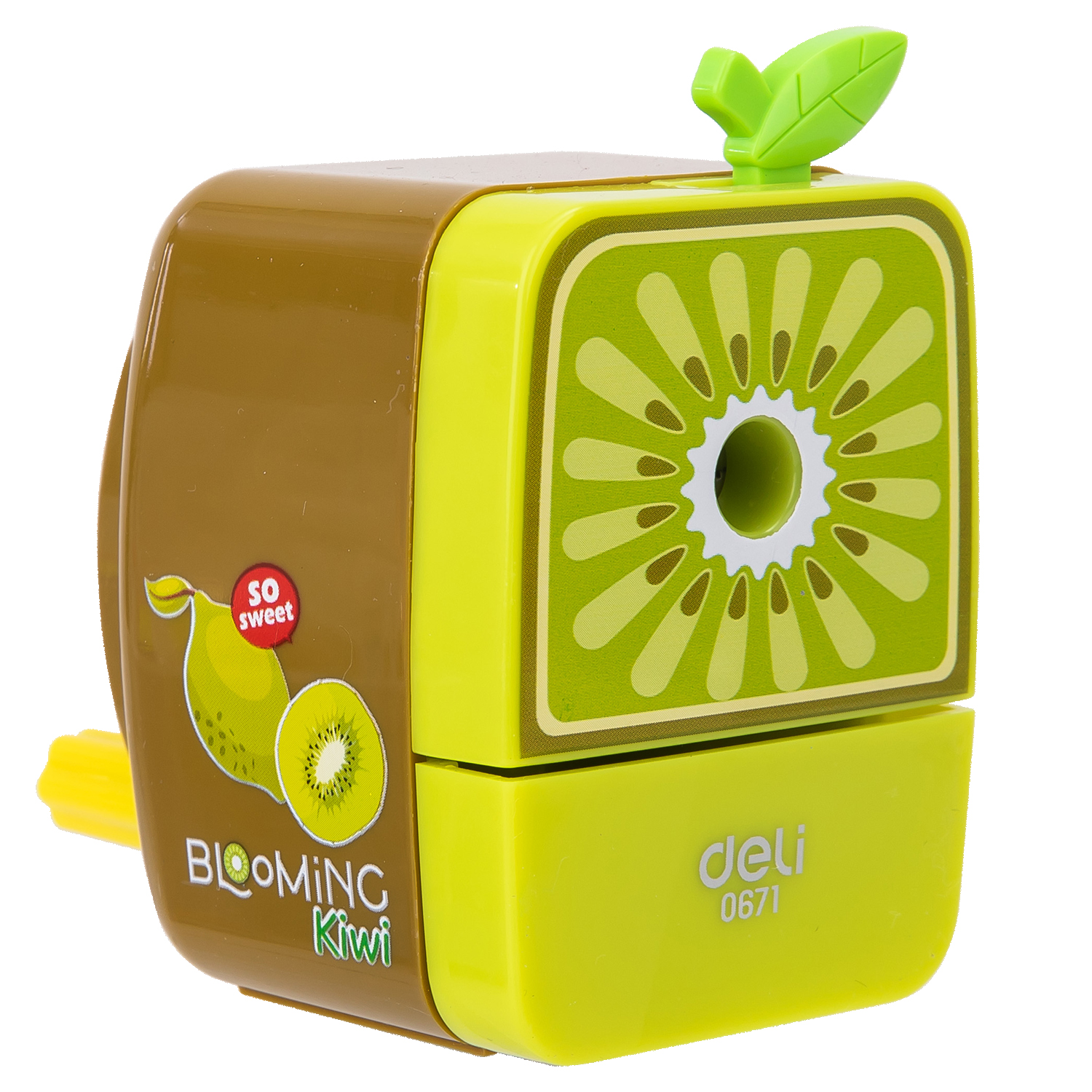 deli E0671 Rotary Pencil Sharpener, 86×55×83mm, Assorted Colors - Image 2