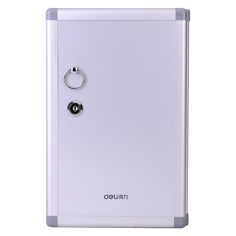 deli 50800 Key Cabinet, 216*63*326mm; 24-bit keyhole, Silver - Image 2