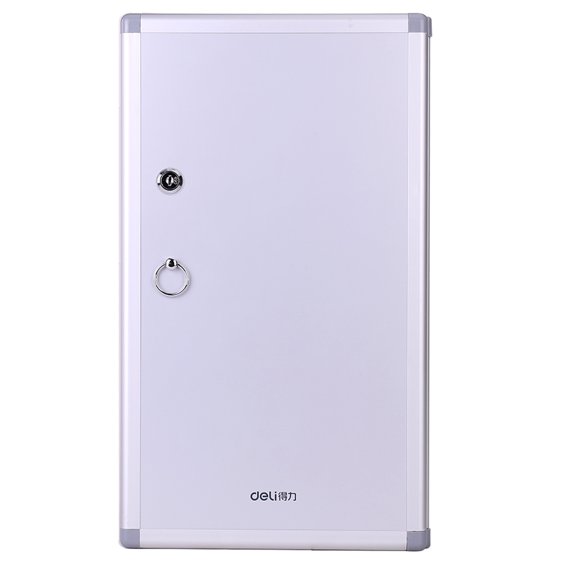 deli 50801 Key Cabinet, 276*63*480mm; 48-bit keyhole, Silver - Image 2