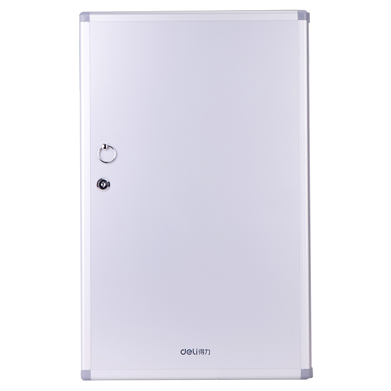 deli 50802 Key Cabinet, 398*63*630mm; 96-bit keyhole, Silver - Image 2