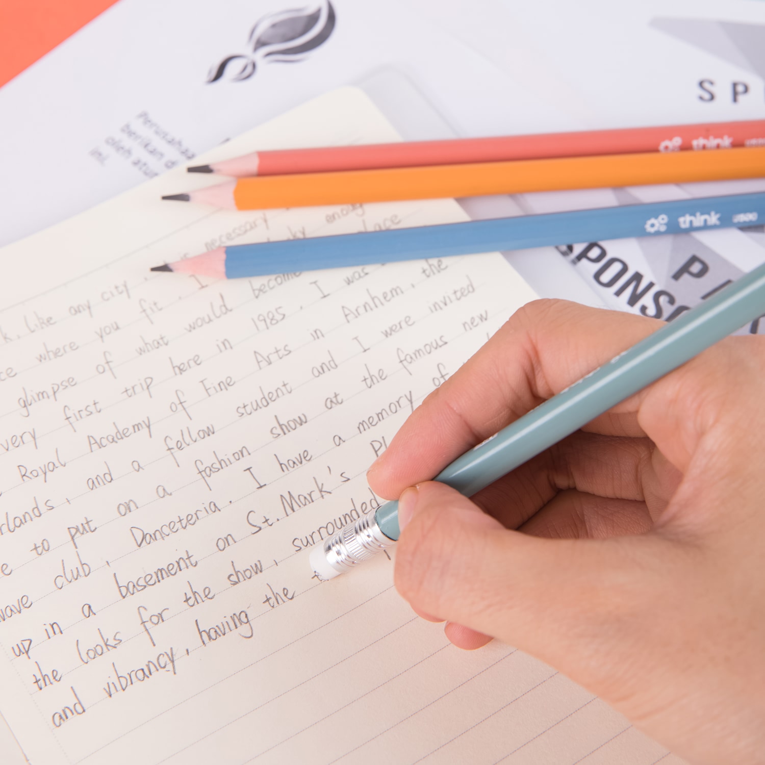 deli EU50000 Pencil, HB, Assorted Colors - Image 2
