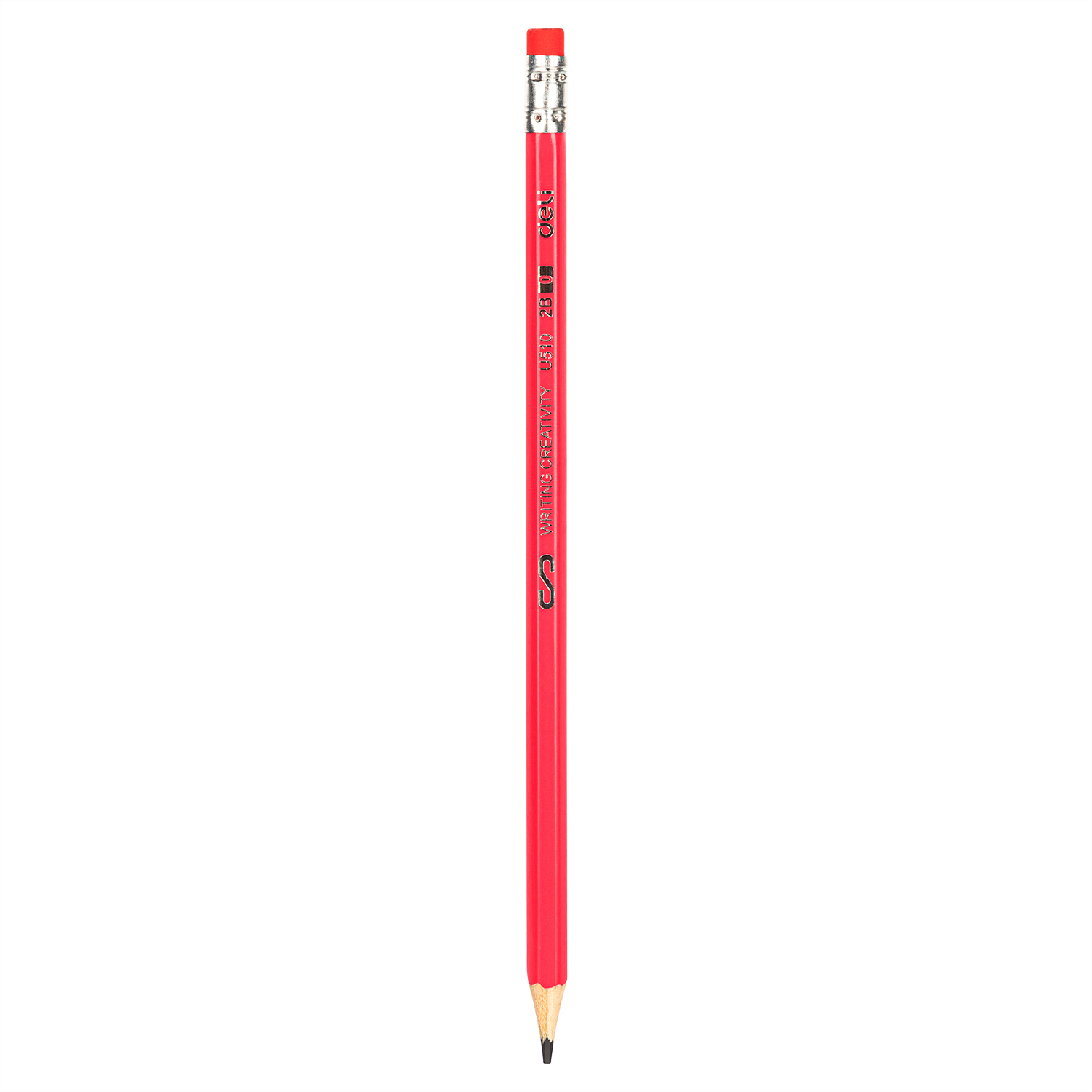 deli EU51000 Graphite Pencil, 2B, Assorted Colors - Image 2