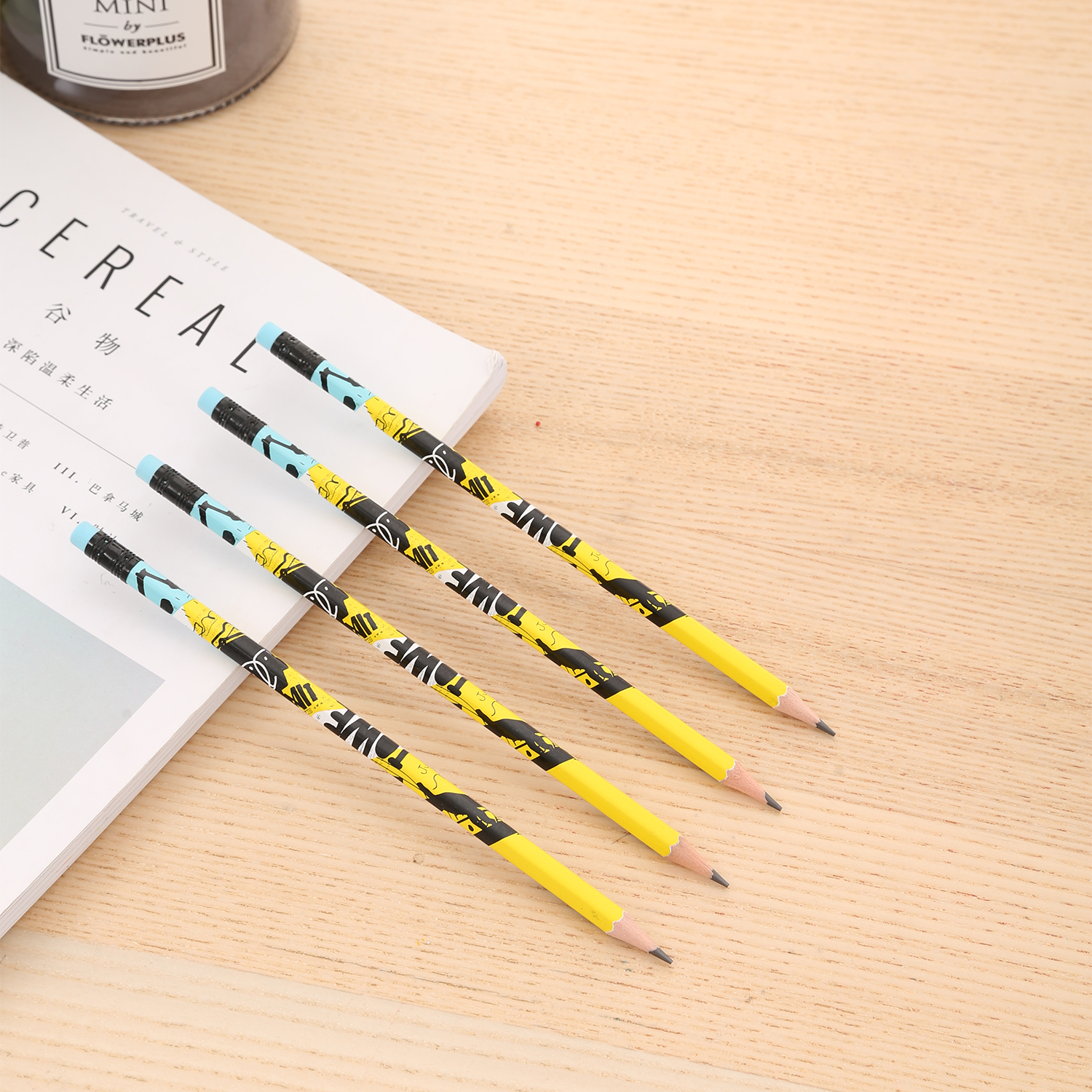 deli EU53200 Graphite Pencil, 2B, Assorted Colors - Image 2