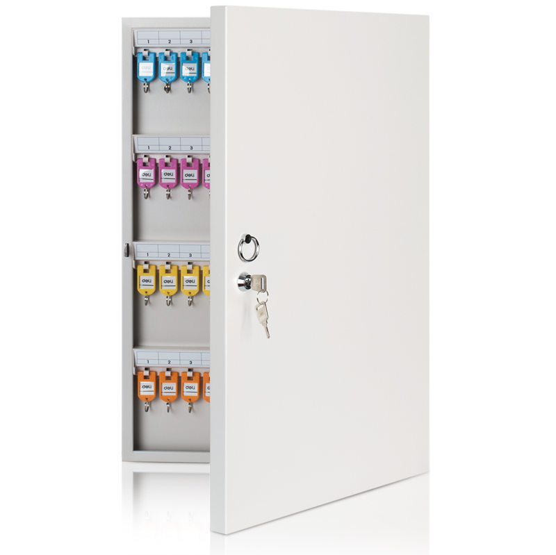 deli 9325 Key Cabinet, 590*377*50mm;96 - bit keyhole, Grey - Image 2