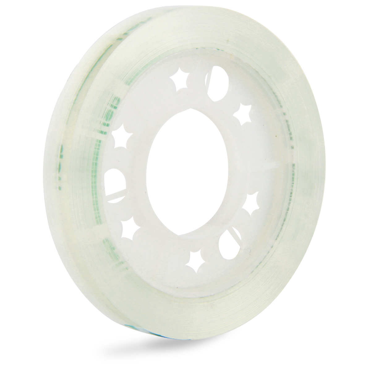 deli 30002 Stationery Tape, 8mm*40y*38um6rolls/tube, Transparent - Image 2