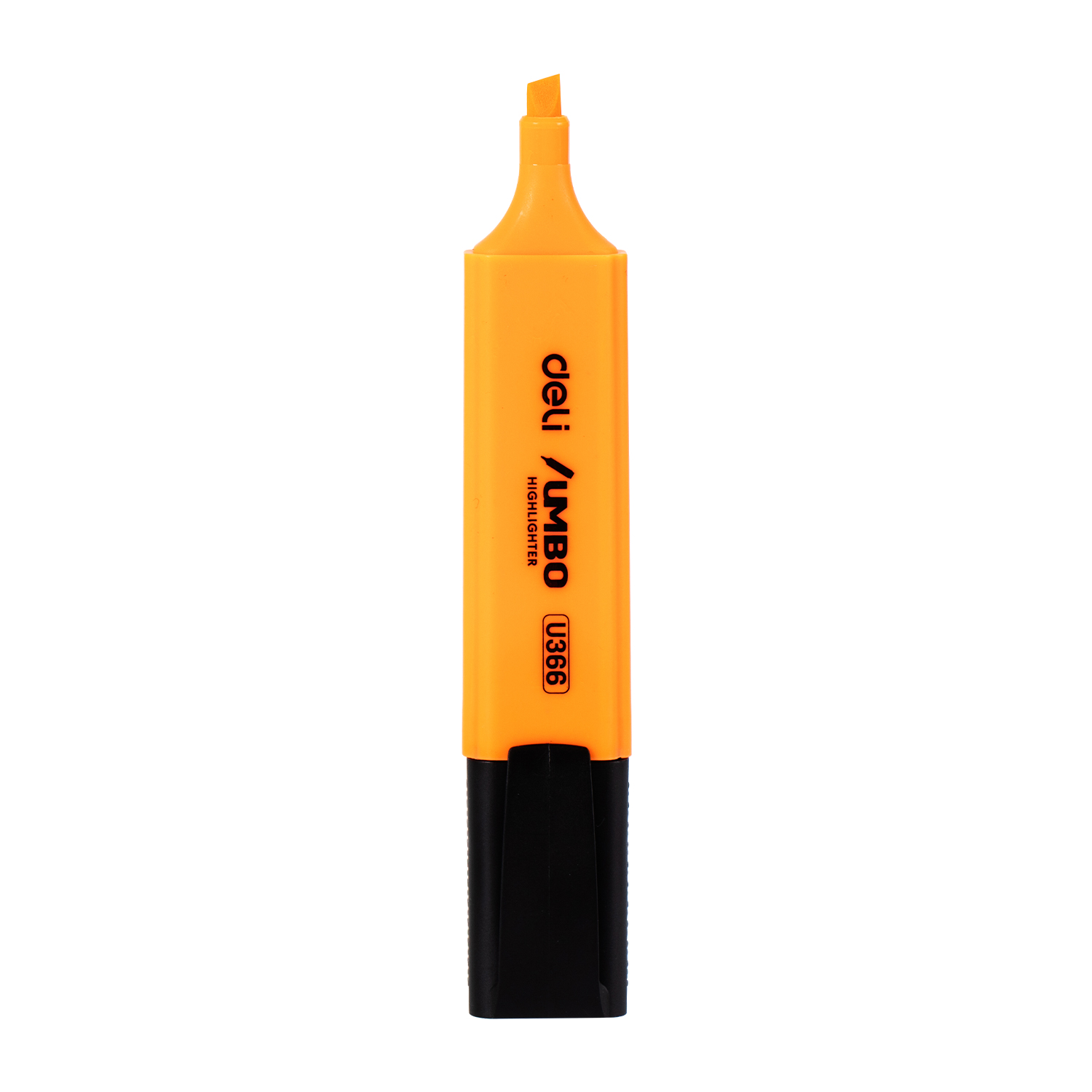 deli EU366-OR Highlighter, Chisel tip: 1~5mm, Orange - Image 2