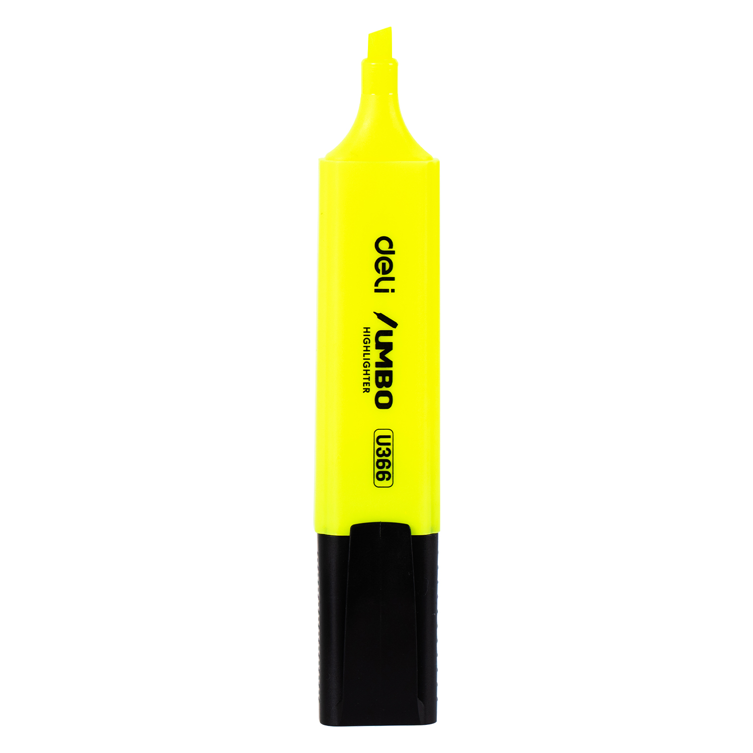 deli EU366-YL Highlighter, Chisel tip: 1~5mm, Yellow - Image 2