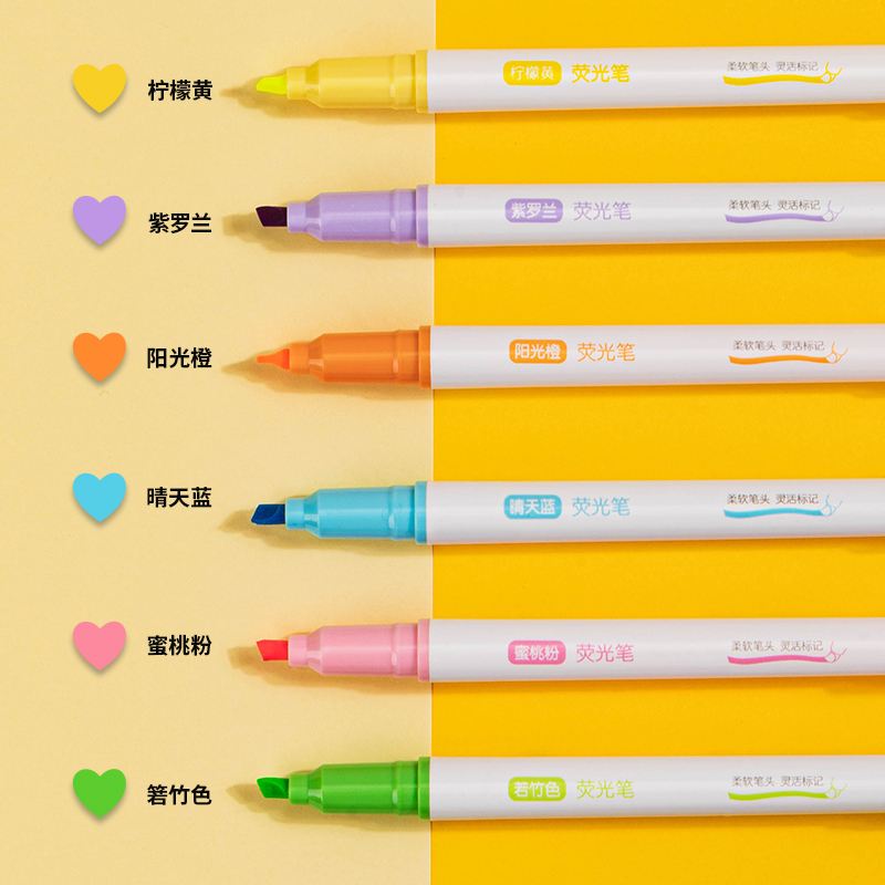 deli S747 Highlighter, Assorted Colors - Image 2