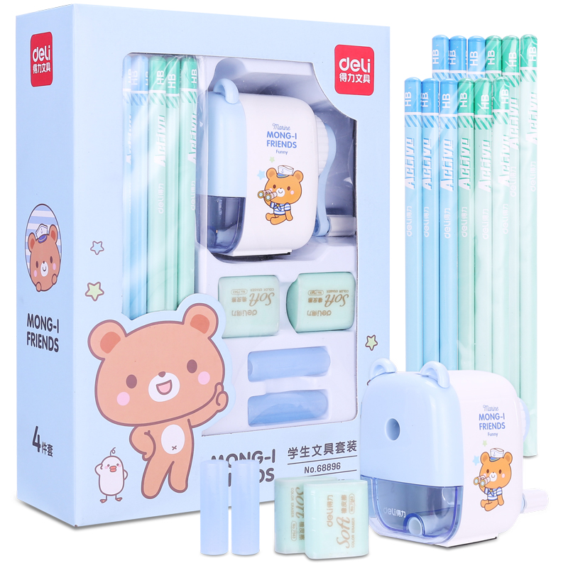 deli 68896 School Gift Set, Blue - Image 2