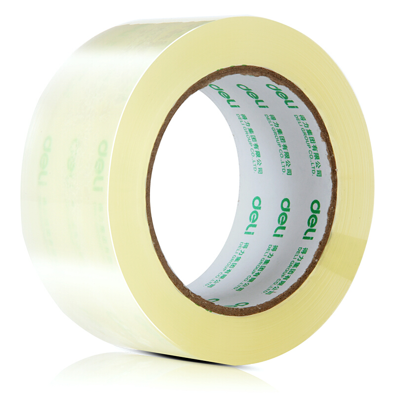 deli 30205 Packing Tape, 48mm*100y*50um(6rolls/tube), Transparent - Image 2