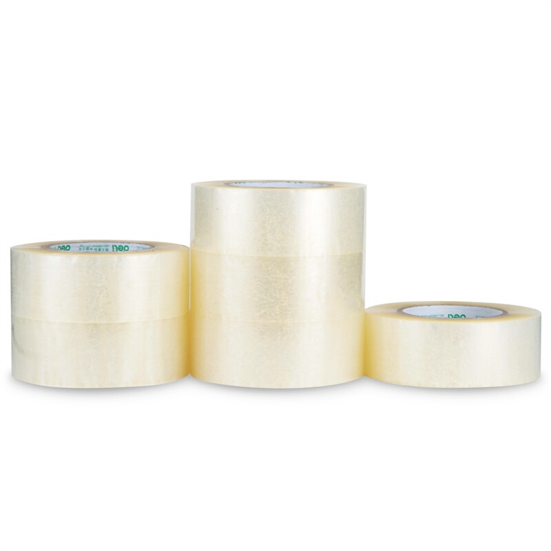 deli 30215 Packing Tape, 48mm*200y*45um(6rolls/tube), Transparent - Image 2