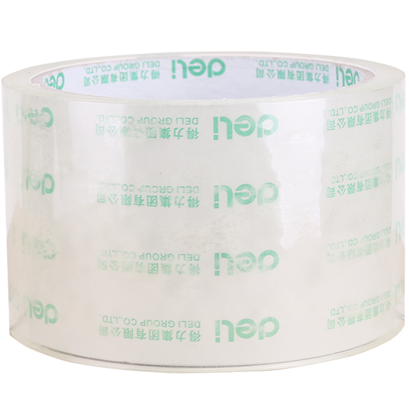 deli 30321 Packing Tape, 60mm*40y*50um(6rolls/tube), Transparent - Image 2