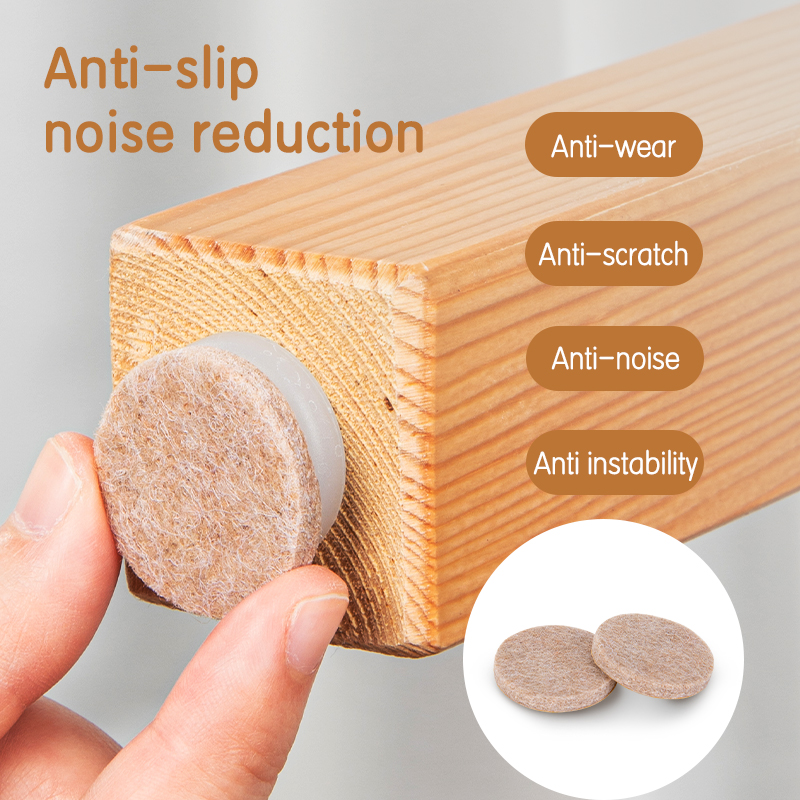 deli 30484 protection pad, φ2.8cm*4mm, Light Brown - Image 2