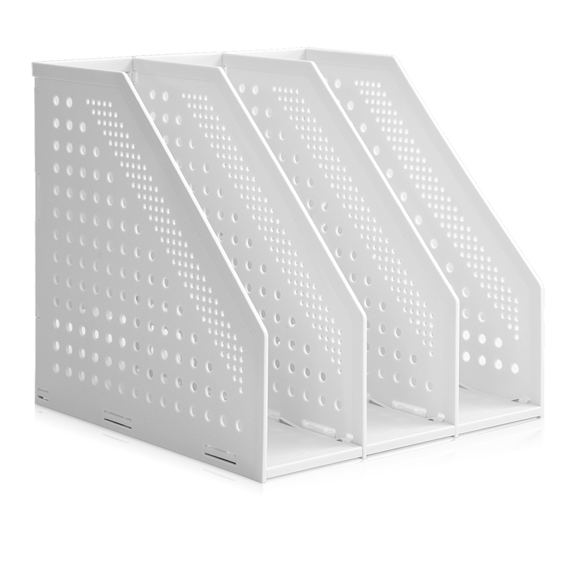 deli 78995 Magazine Container, 288*50*300mm, Light Grey - Image 2