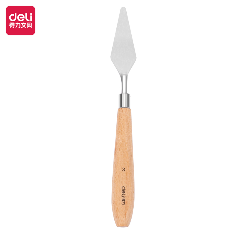 deli 73902-3 Paint knife art Scraper, No. 3 flat head, Assorted Colors - Image 2