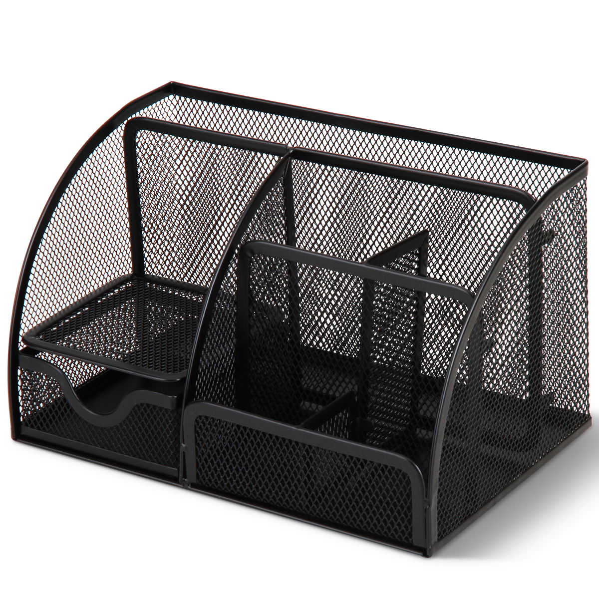 deli 9200 Desk Organizer, 220×140×130mm, Black - Image 2
