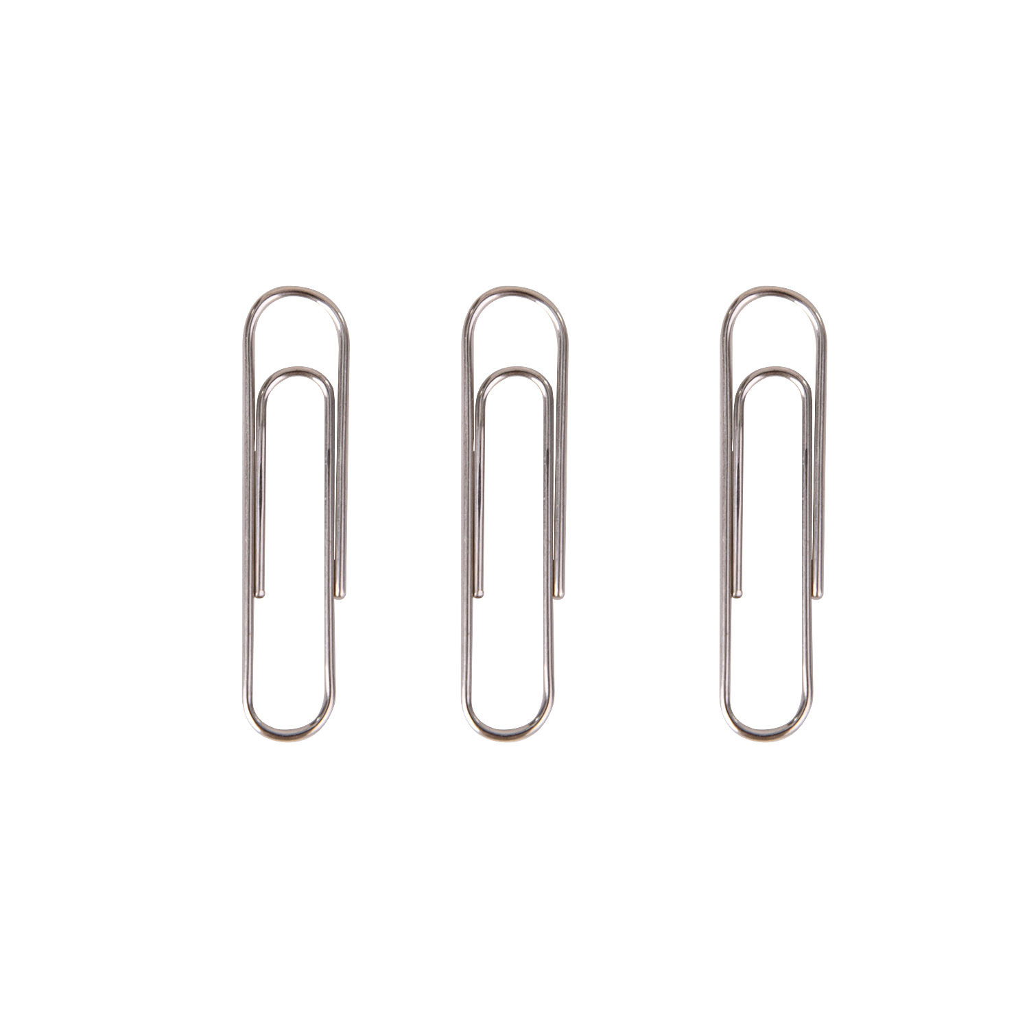 deli E39712 Paper Clips, #4, 33mm, Silver - Image 2