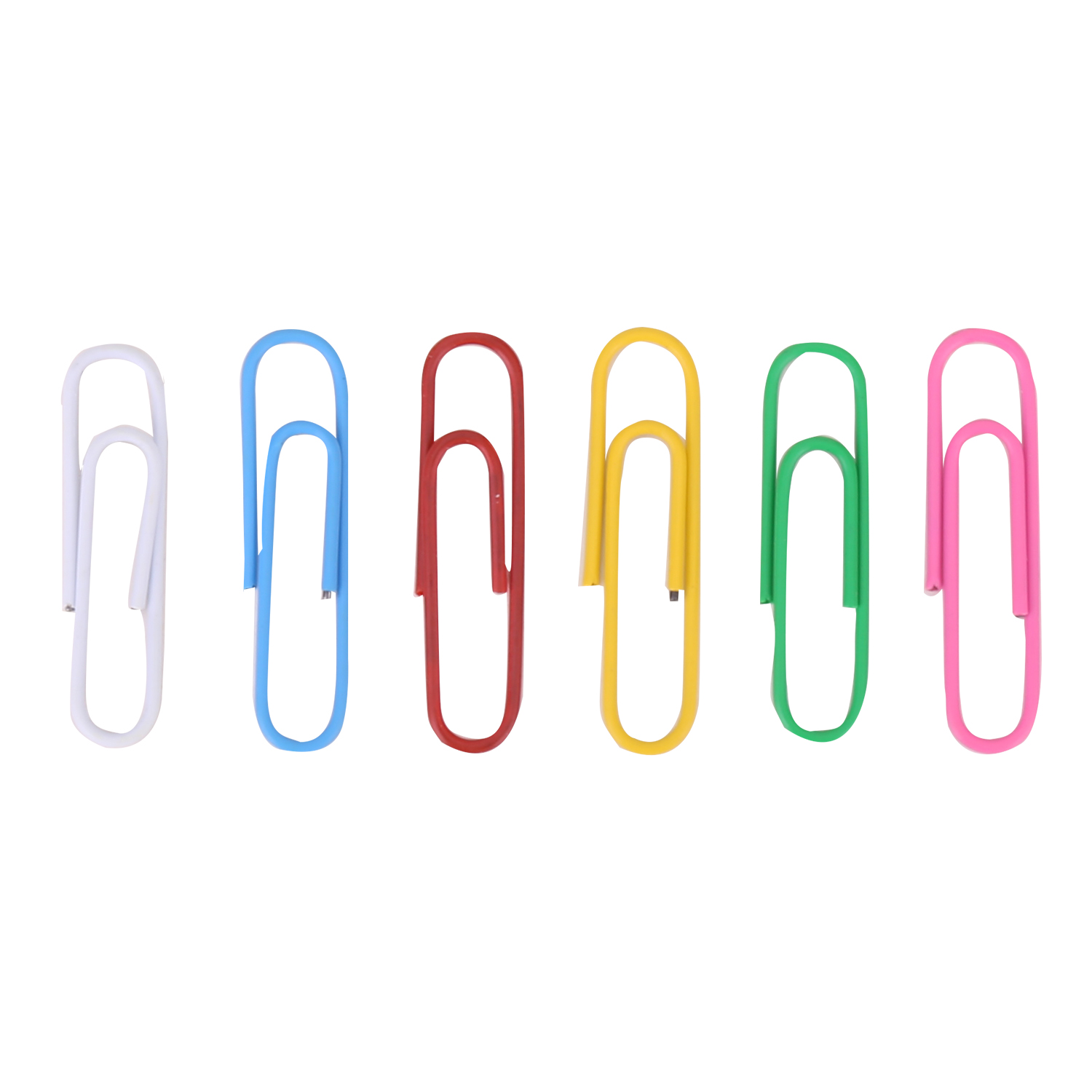 deli E39716 Paper Clips, #4, 33mm, Assorted Colors - Image 2