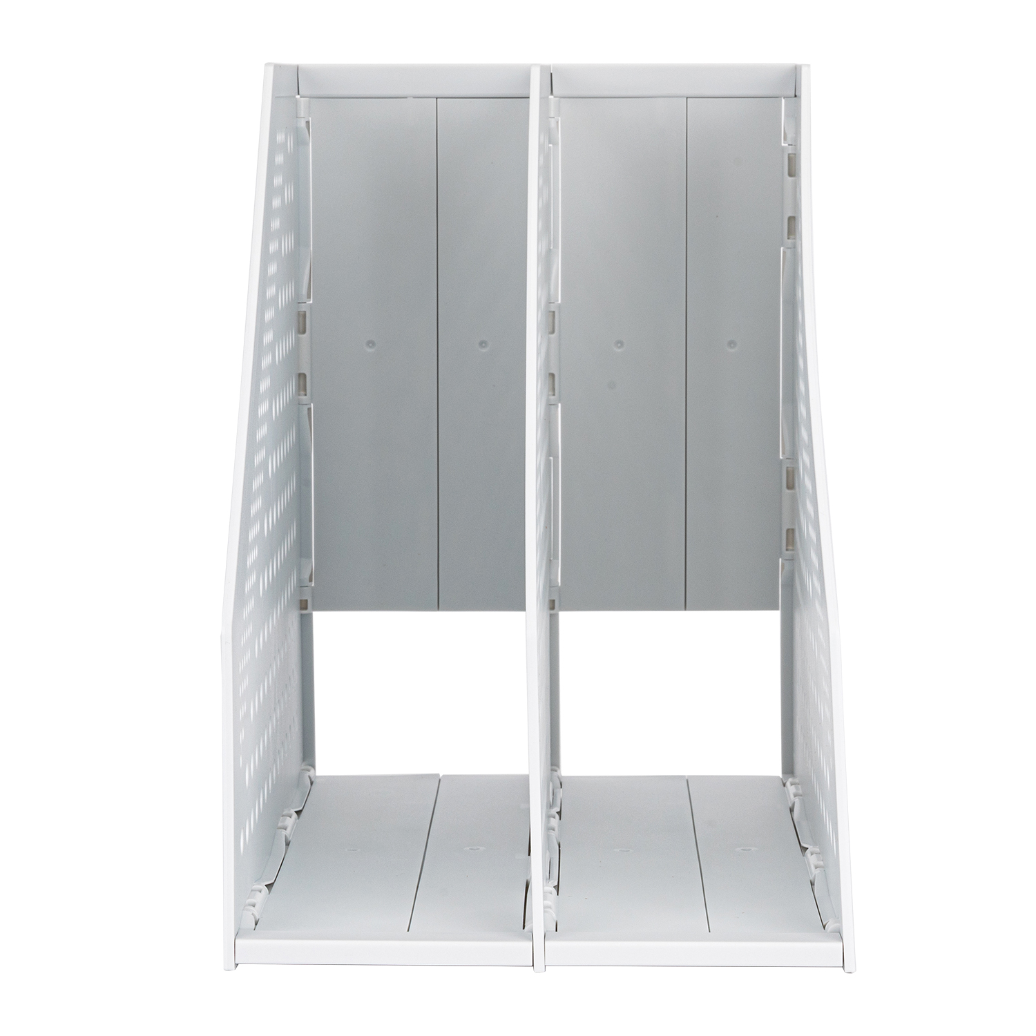 deli E78999 Magazine Holder, 286*38*300mm, Light Grey - Image 2