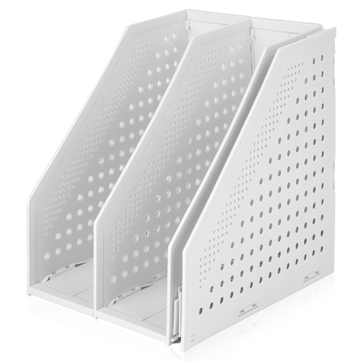 deli E79003 Magazine Holder, 200*150*180MM, Dark Grey - Image 2