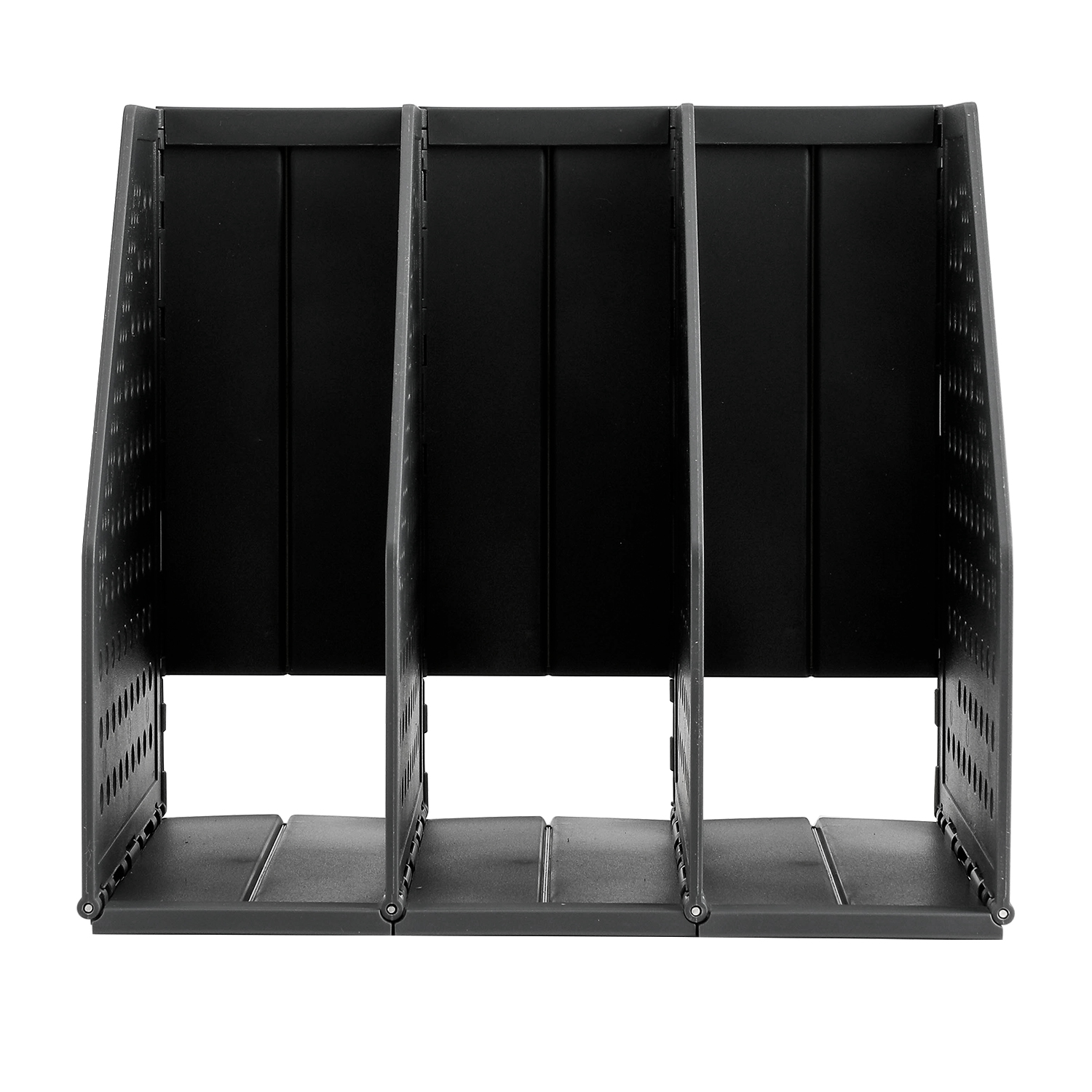 deli E79003 Magazine Holder, 200*150*180MM, Light Grey - Image 2