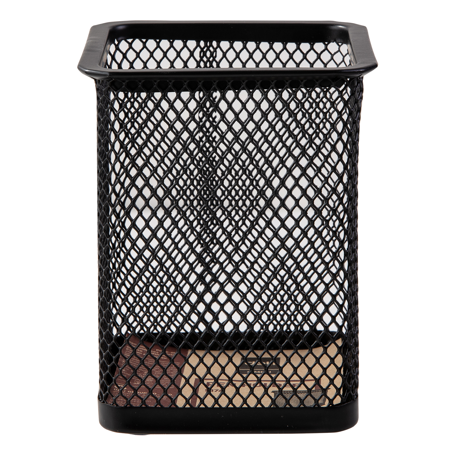 deli E9174 Pen Holder, 80×80×90mm, Black - Image 2