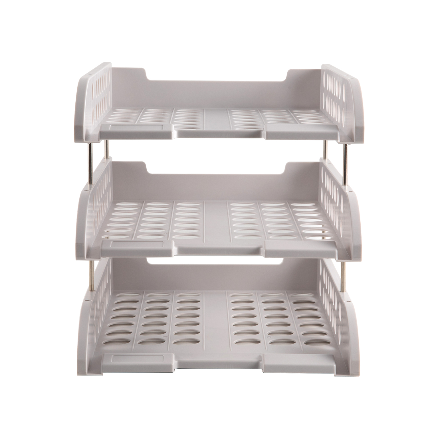 deli E9217 File Tray, 258×330×109mm, Grey - Image 2